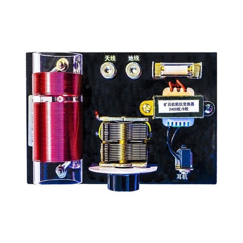 For crystal radio kit with - crystal,