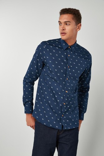 Next men navy - navy, shirt