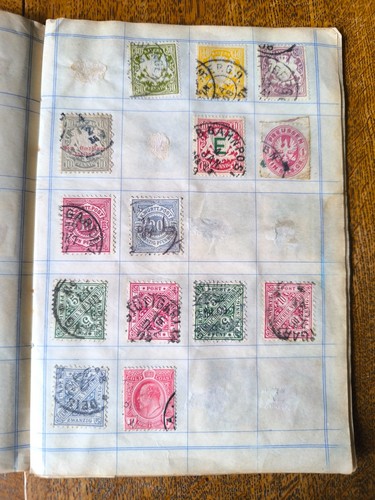Old world stamp collection - stamp,