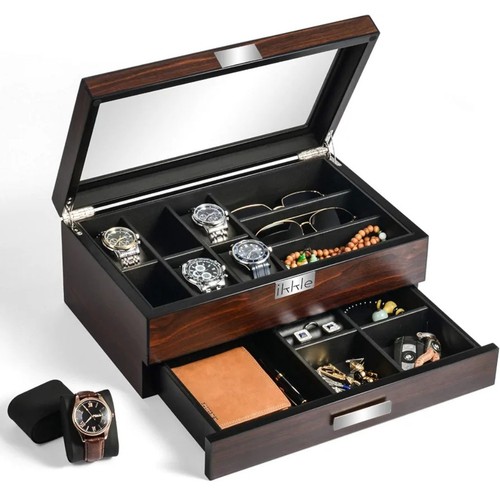 Wooden watch box for - wooden, men