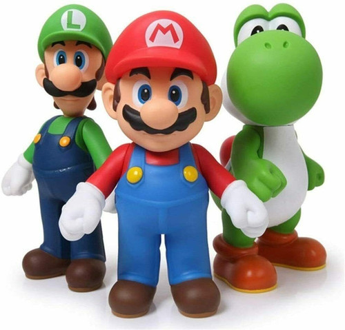 3pcs super mario bros luigi - mario,