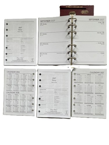 Diary inserts 2027 suitable - diary,