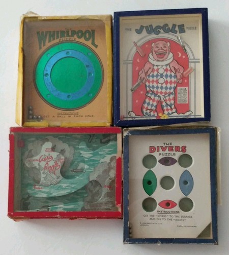 Vintage hand held puzzle job - hand,