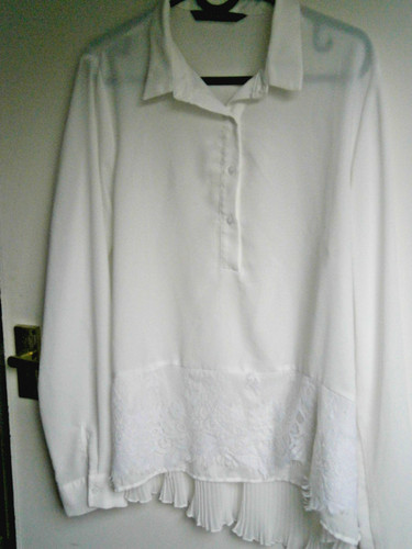 Zara basic cream blouse - zara,