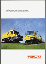 ZWEIWEG Truck & Unimog Railway Work Vehicles German & Export Markets Brochure