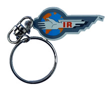 OFFICIAL GERRY ANDERSON THUNDERBIRDS INTERNATIONAL RESCUE METAL KEYCHAIN KEYRING