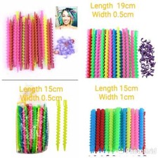 20Pcs Plastic Long Spiral Perm