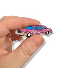 Nostalgic Pink Barbie Limo Enamel Pin