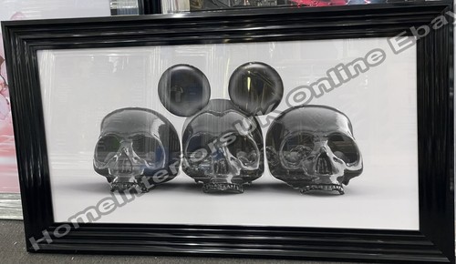 Black skulls mickey mouse - 3,