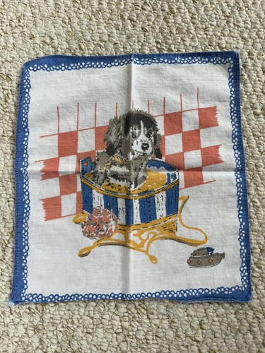 Vintage retro handkerchief - retro,