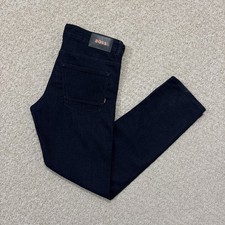 Hugo Boss Mens Jeans 32x30 Blue Delaware 3 Slim Stretch Denim Wash Zip W32 L30
