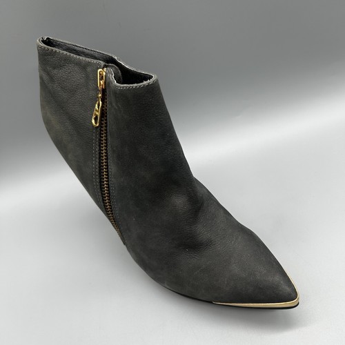Topshop ankle boots grey - grey, zips