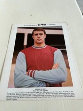 Football GEOFF HURST WEST HAM