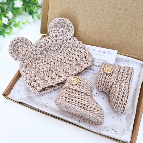 Handmade newborn teddy - newborn, bear