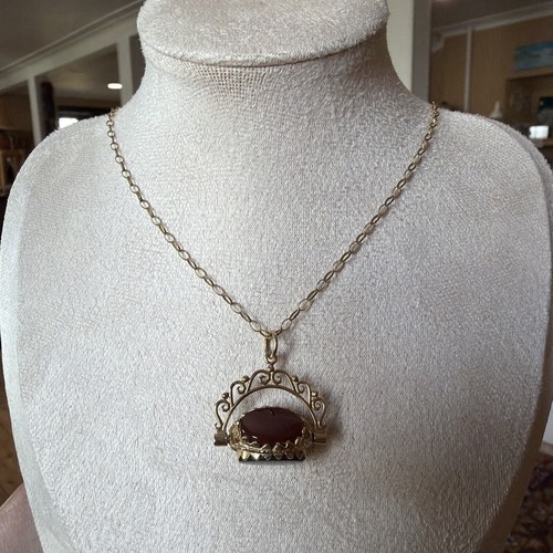 Vintage 9ct gold onyx - 9ct,