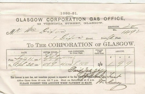 Glasgow corporation gas office - glasgow,