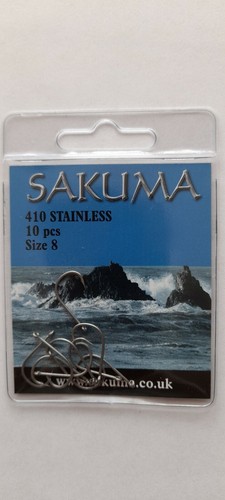 Sakuma 410 stainless hooks - sakuma,
