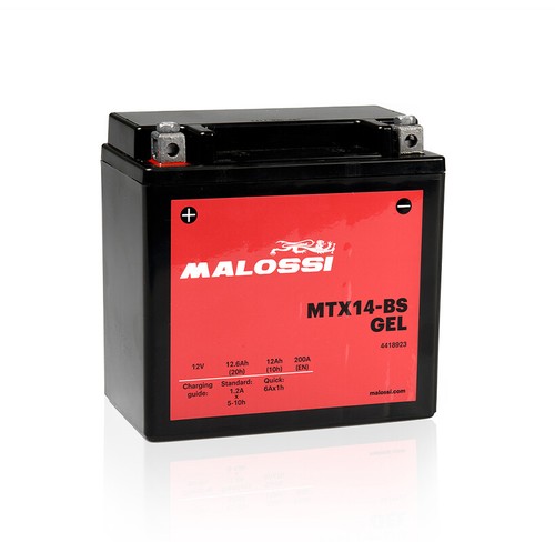 Ytx14 malossi gel battery - gel,