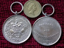 Replica Copy New Zealand Long & Efficient Service Medal Aged Full Size 