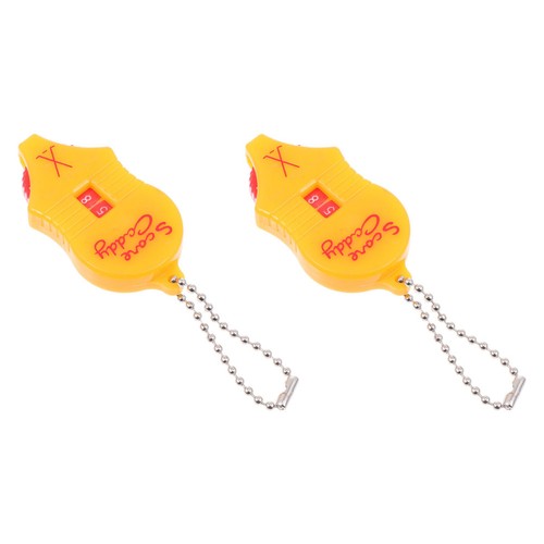 Durable plastic golf scoring - plastic,