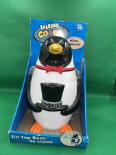 Talking Penguin Cookie Jar