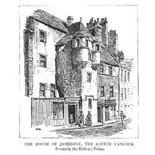 ABERDEEN The Home of Jamesone, The Scottish Vandyck - Antique Print 1885
