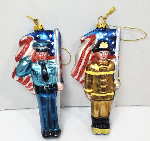 Blown glass police - blown, officer