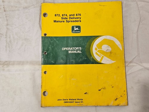 John deere 872 874 876 - john, side