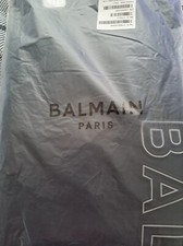 Balmain Embossed Hoodie Black
