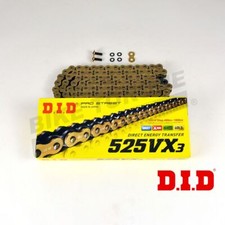 DID 525 Pitch VX3 Gold Chain