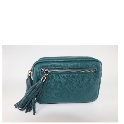 Real leather tassel zipper - leather,