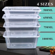 Plastic Food Containers Clear