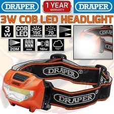 DRAPER COB LED Headlight Torch