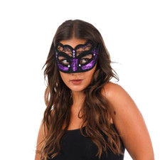 Purple Eye Mask Masquerade