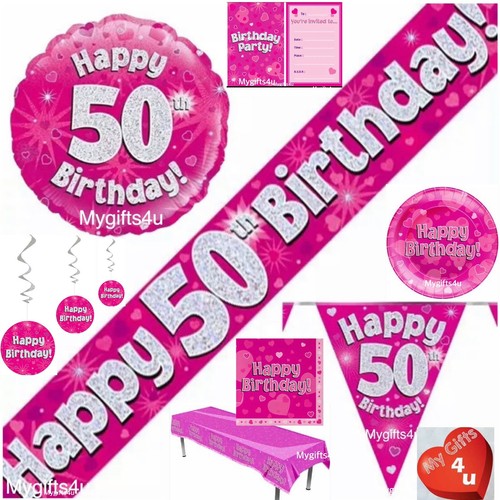 Pink age 50th - pink,