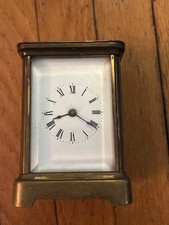 Antique Brass Carriage Clock -