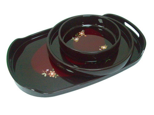 Vintage japanese lacquer - japanese, tray