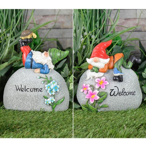 Garden gnome welcome ornament - gnome,