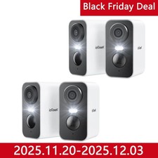 ieGeek Wireless Outdoor 2K WiFi Security Camera Home Battery CCTV System Alexa