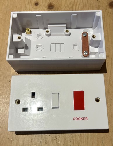 45a double pole cooker switch - 45a,