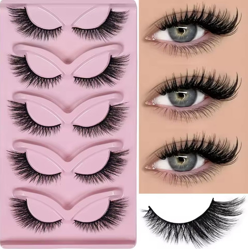 Pairs cat eye lashes - 5,