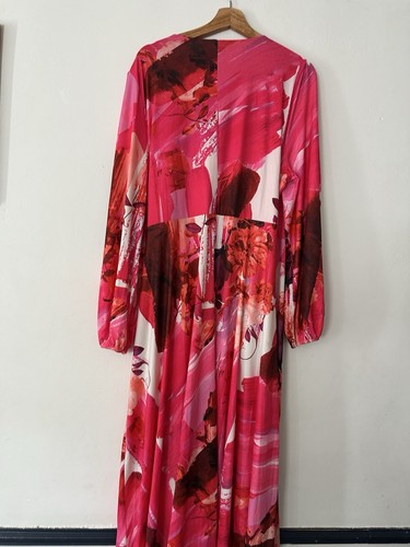 Coast pink floral neck wrap - pink, v-neck