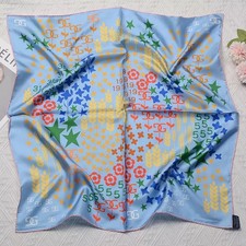 Mulberry Silk Scarf in Blue