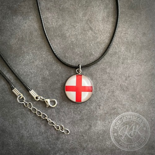 England flag cord necklace - flag,