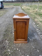 Edwardian bedside cabinet - bedside, /