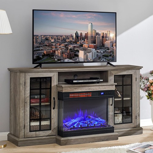 Inch electric fireplace led - 60,