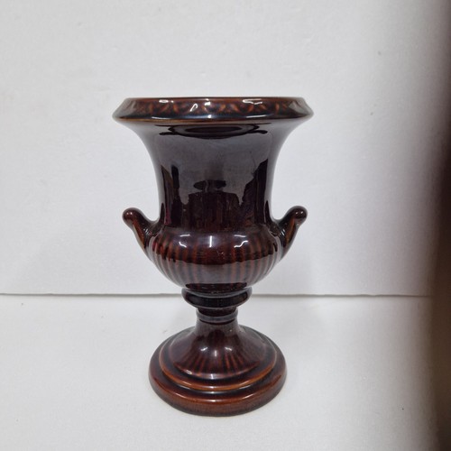 Vintage pottery urn - vintage, vase