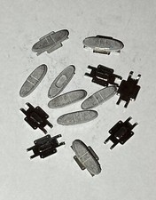 Code 3 police, 8x Oval Light bar & Anpr Plate Unpainted , For 1/43 Scale