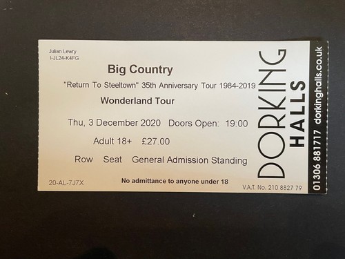 Big country ticket 2020 - country,