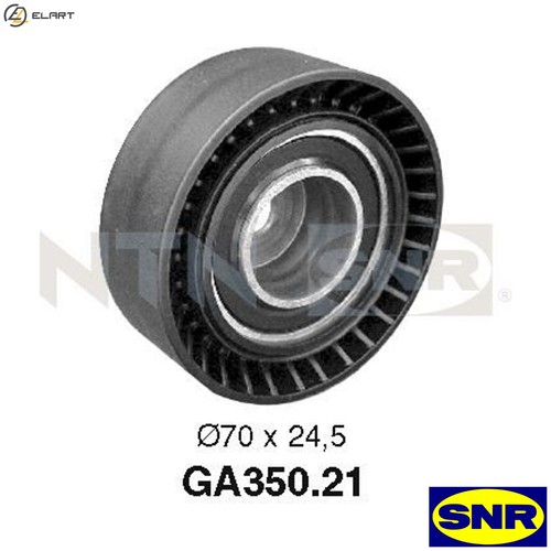 Tensioner pulley vribbed - pulley,